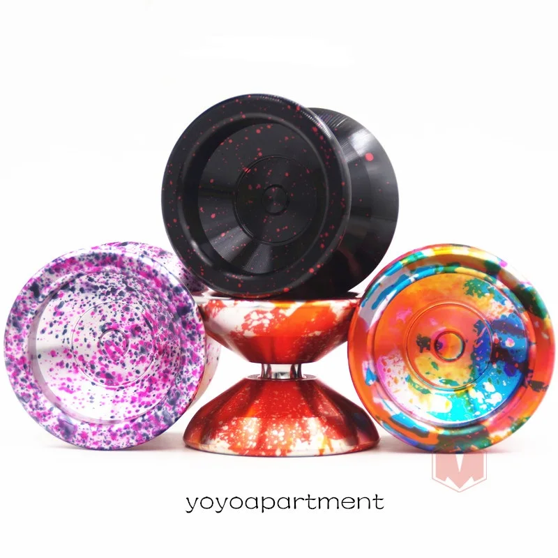 Yoyoквартиры погремушка YOYO 1A 3A 5A 7075 Алюминиевый сплав Металл Профессиональный Йо