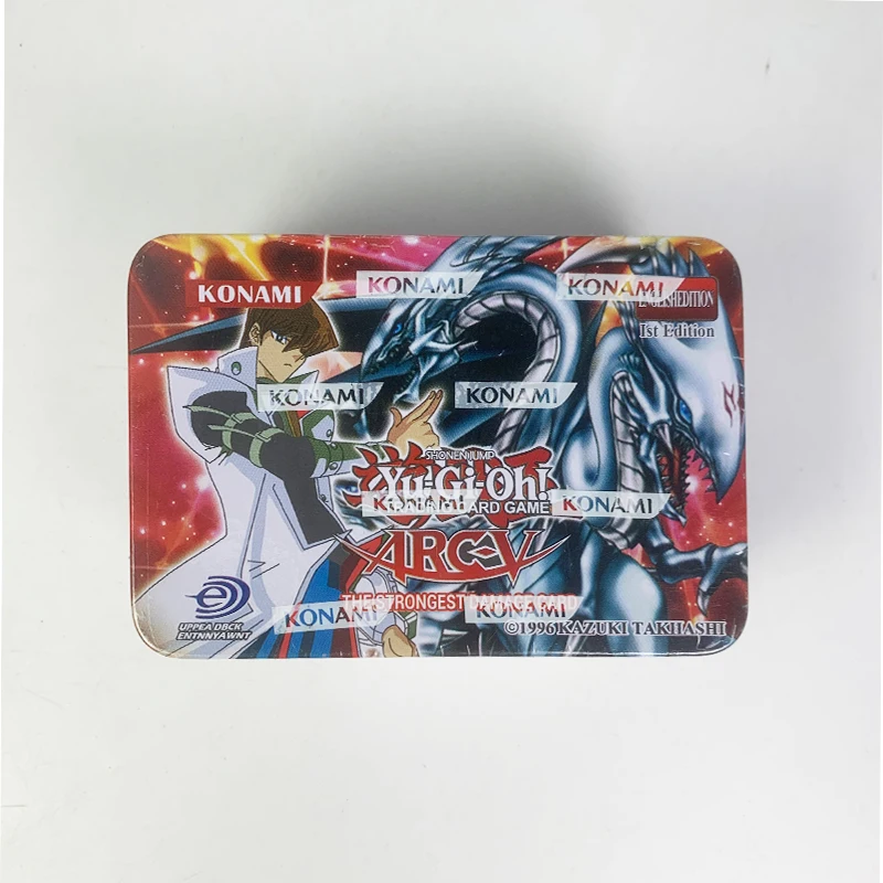 41 шт. железная коробка без повторов с флеш картой Yugioh английская карточка Muto