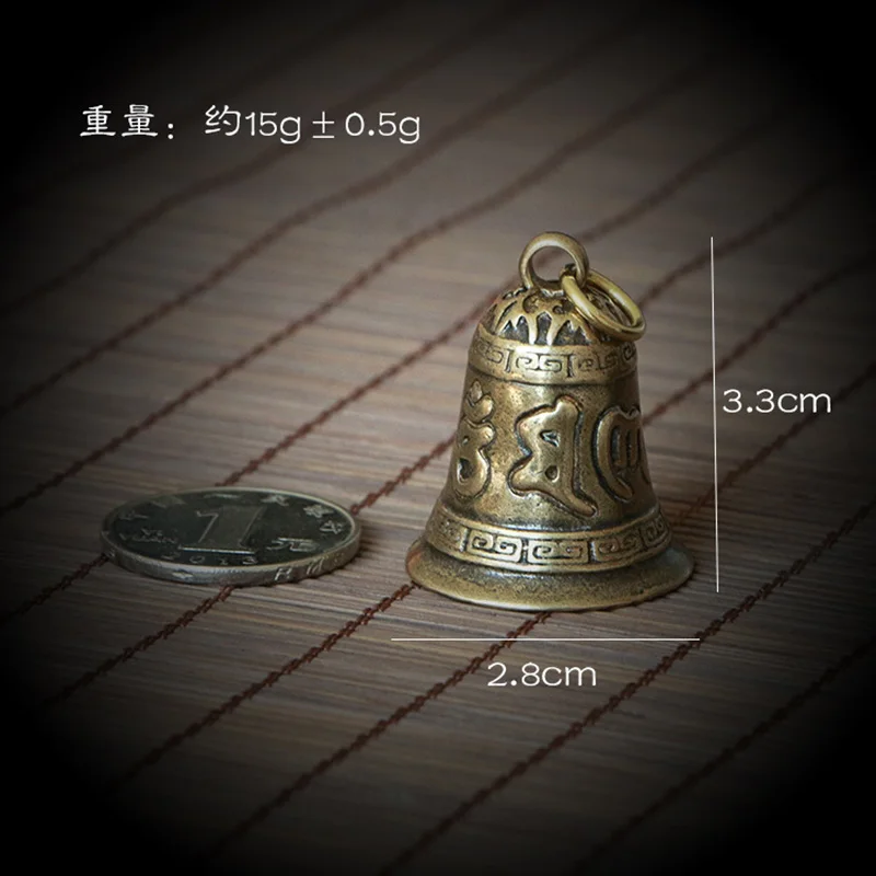 Медный четкий маленький колокольчик ZOCDOU 1 шт. маленькие модели украшений