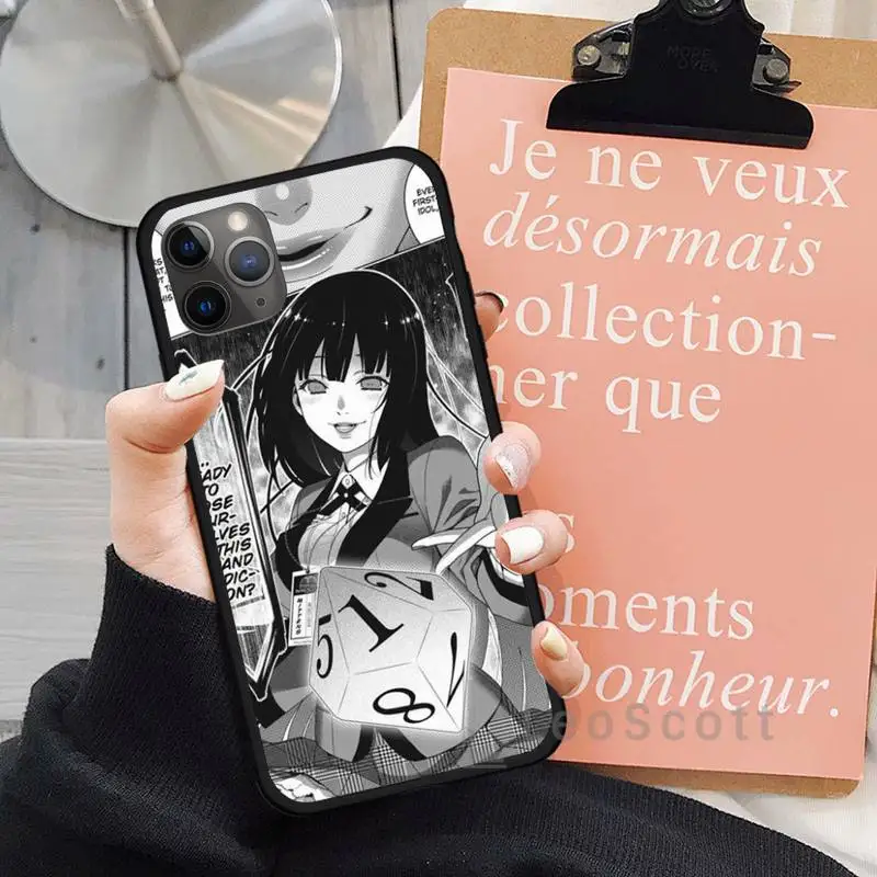 

Crazy Excitement Manga Kakegurui Phone Case for iPhone 11 12 mini pro XS MAX 8 7 6 6S Plus X 5S SE 2020 XR