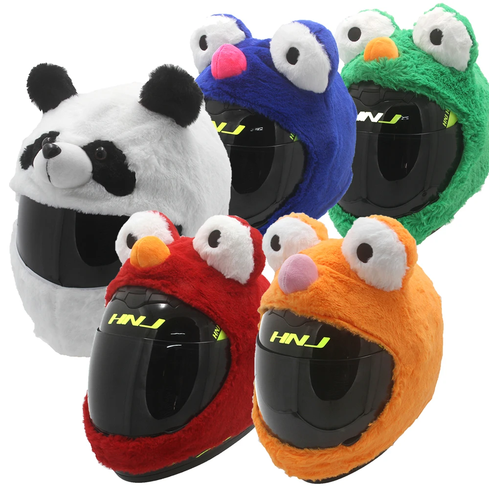 Чехол для мотоциклетного шлема инновационный мультяшный чехол с пандой откидной