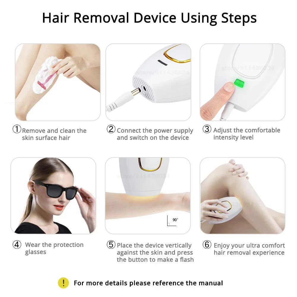 Laser Home Freezing Point Photon Hair Removal Apparatus Private Parts Beauty Salon Hair Removal Apparatus Lady Shaver enlarge