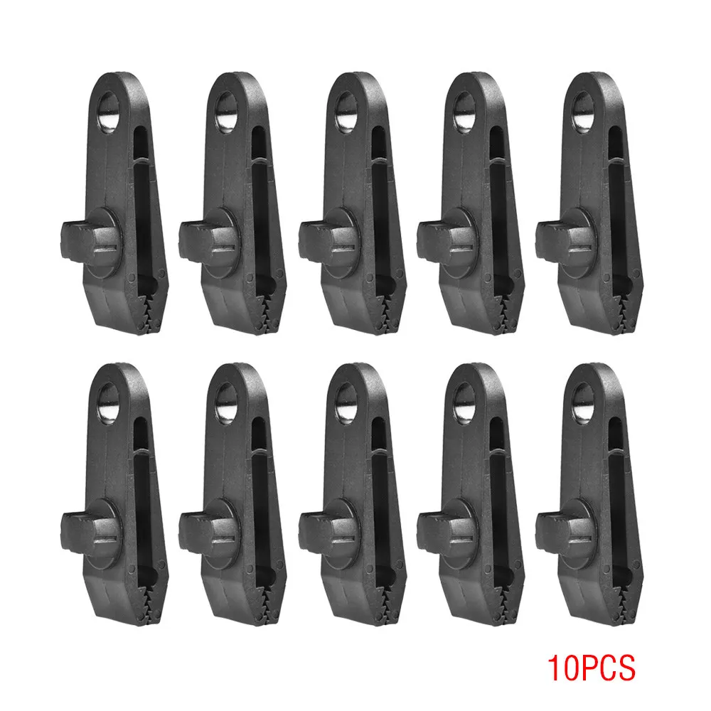 10pcs 5 шт./10 шт. ветрозащитный зажим для тента сцепление прищепки для брезента мощная палатка зажимы аксессуар для кемпинга брезент сад тенты ткань - Цвет: 10pcs