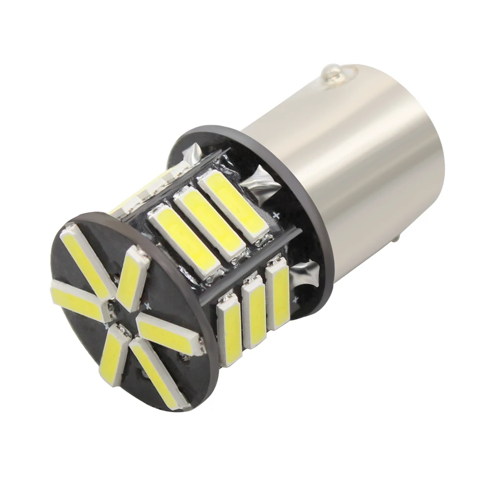 2 шт. T20 7440 7443 1156 BA15S 1157 BAY15D светодиодный Автомобильный свет 21SMD 7020 светодиодный указатель поворота Габаритные светодиодные лампы авто Противо-Туманная фара