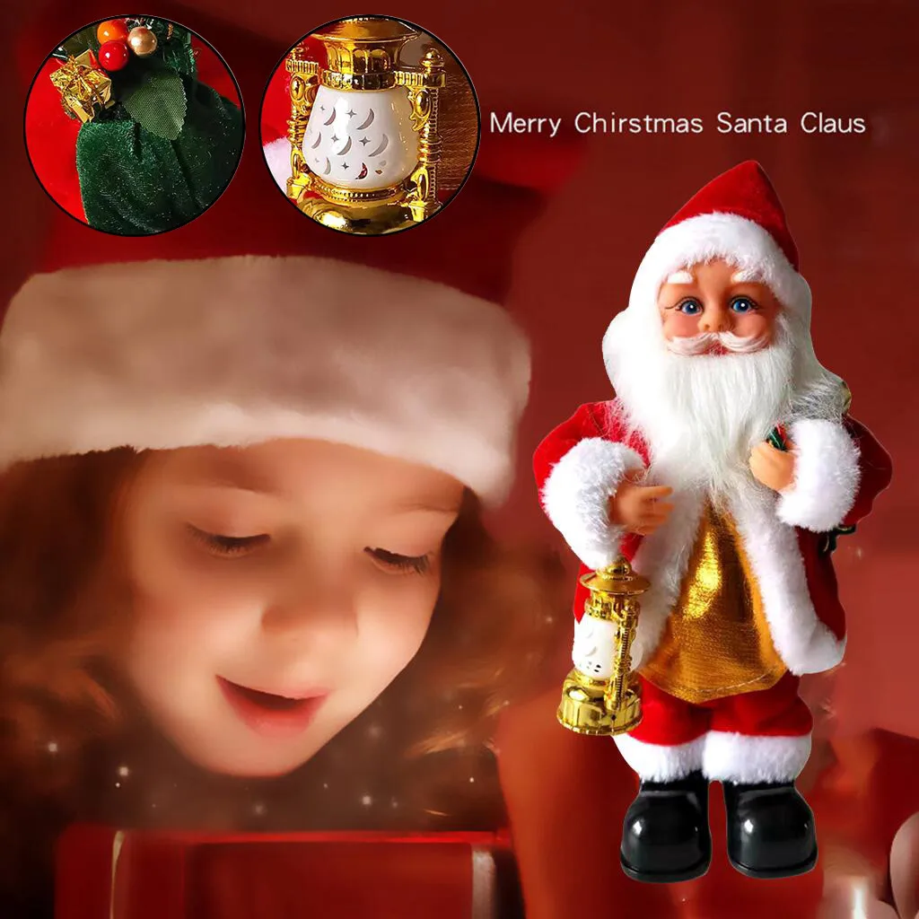 Рождество Boke S ax гитара музыка Санта Клаус украшение Рождественские украшения