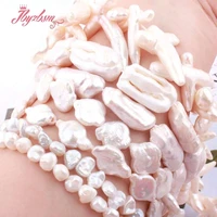 round freefrom natural freshwater pearl edsion stone bead for diy classical necklace bracelet earrings jewelry making strand 15