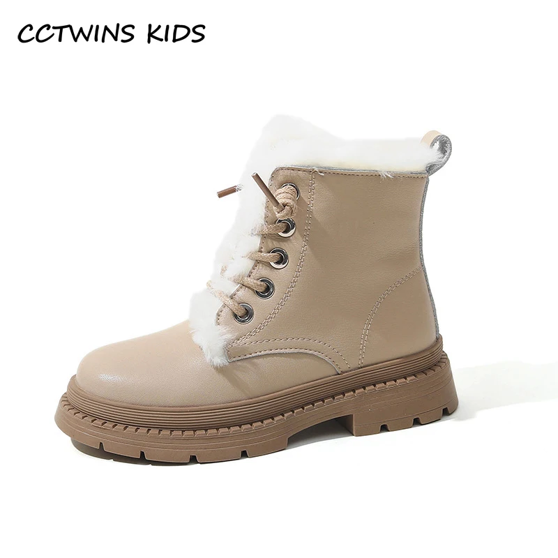 

Kids Boots 2021 Winter Boys Girls Fashion Chelsea Snow Boots Warm Fur Children Shoes Genuine Leather Classic Thick Sole Platform