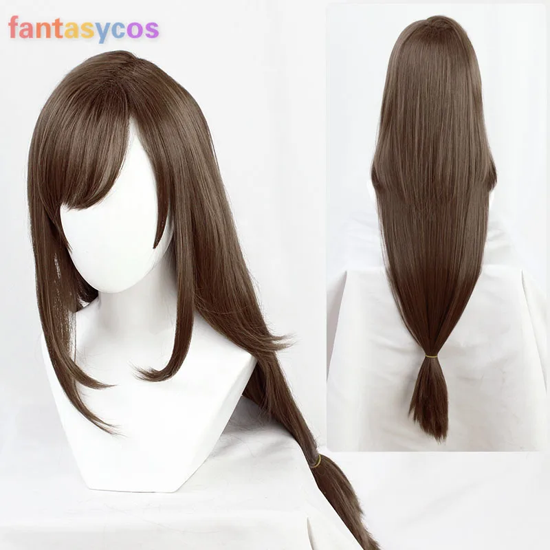 

FF7 Final Fantasy Tifa Lockhart Cosplay Long Straight Heat Resistant Synthetic Hair+Free Wig Cap Halloween Party Carnival
