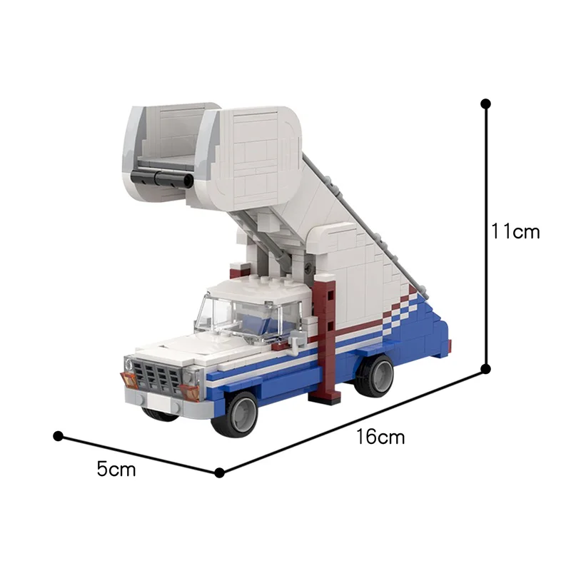 

Stair Plane Car Modal City Creator Building Blocks Aircraft Passenger Elevator Vehicle Bricks DIY Toy Kid Birthday Gift