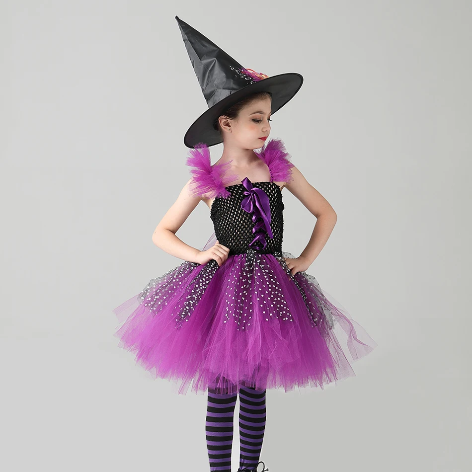Женское платье ведьмы на Хэллоуин страшный костюм для выступления с шляпой