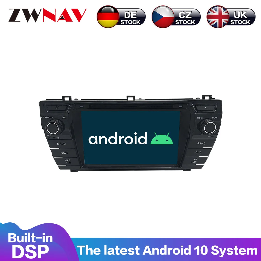 

Android 10 PX6 4 + 64G с DSP Carplay IPS экран для Toyota corolla 2013-2016 большой экран автоматический AC Радио Стерео GPS навигация