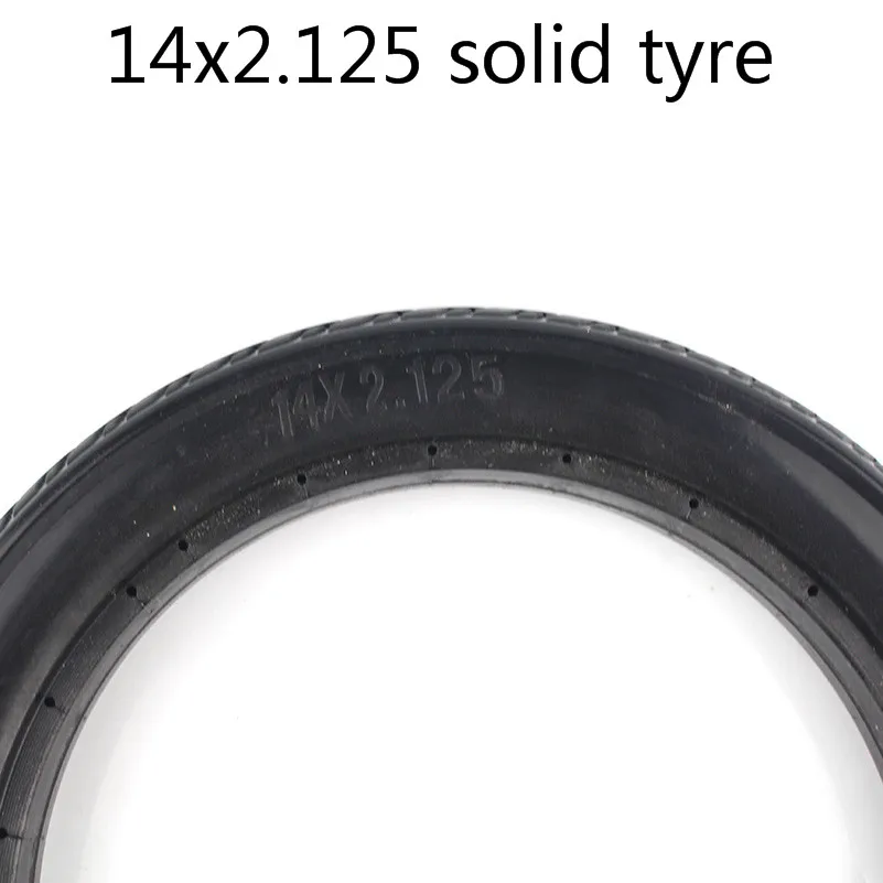 

Free Shipping Wear-resisting Motorcycle tire accessories 14x2.125 Solid Rubber tyre for Many Gas Electric Scooters and e-Bike