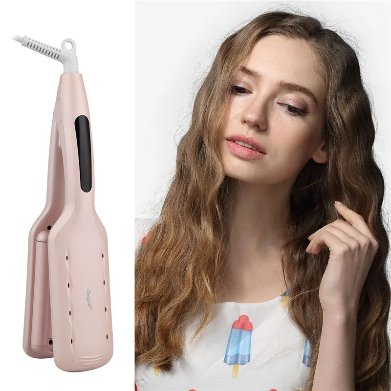 

CkeyiN Professional Hair Curling Iron Ceramic Hair Wave Tool Triple Barrels Hair Waver Curl Deep Wave Curler Perm Splint Styling