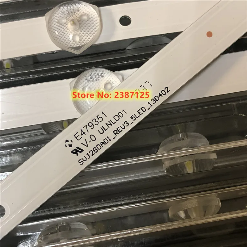3 шт. 530 мм Светодиодная лента для подсветки Proline Bravis 28C2000B 28 pulgadas TV L2830HD SVJ280A01 REV3 5LED