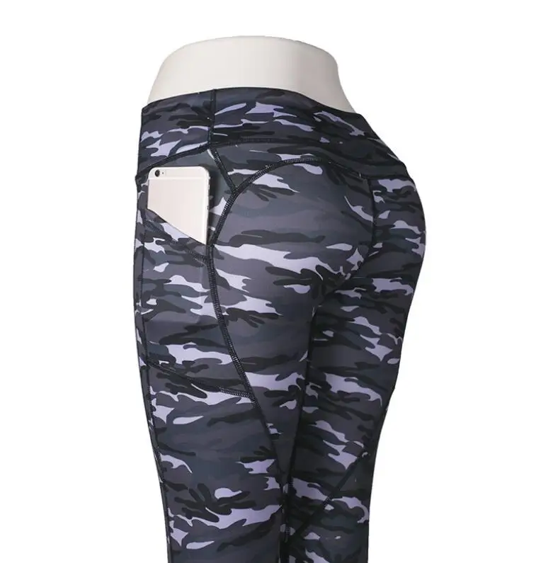Women Yoga Pants Sports Running Sportswear Stretchy Fitness Leggings Seamless Tummy Control Gym Compression Tights | Спорт и