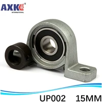 free shipping 15mm zinc alloy mounted bearings up002 pillow block bearing housing