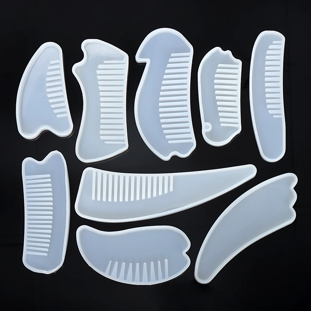 

3D UV Comb Resin Mold Silicone Epoxy Resin Molds for DIY Jewelry Making Tools Silicone Resin Mold Handmade Craft Finding DIY
