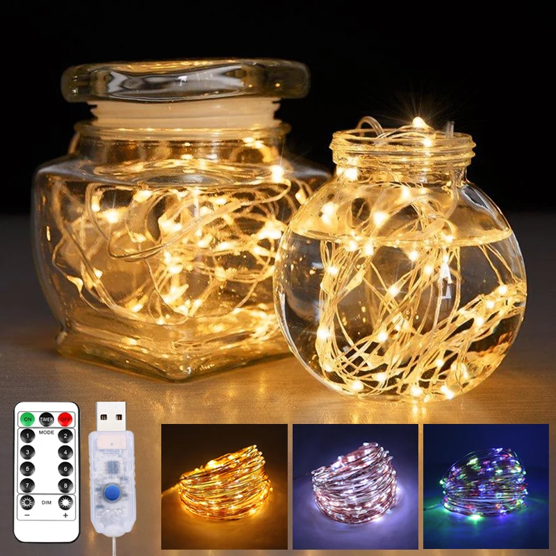 

Wedding Decoration Lights Curtain USB Fairy Lights Curtain LED Outdoor Led String Lights Bedroom Home Cortinas Accessories Decor