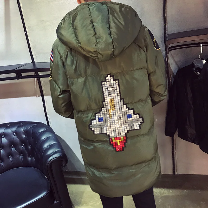 Зимняя мужская длинная Парка мужская пальто Мужская куртка-парка Manteau Homme Hiver Parkas пальто Мужская Толстая куртка теплая зимняя мужская куртка