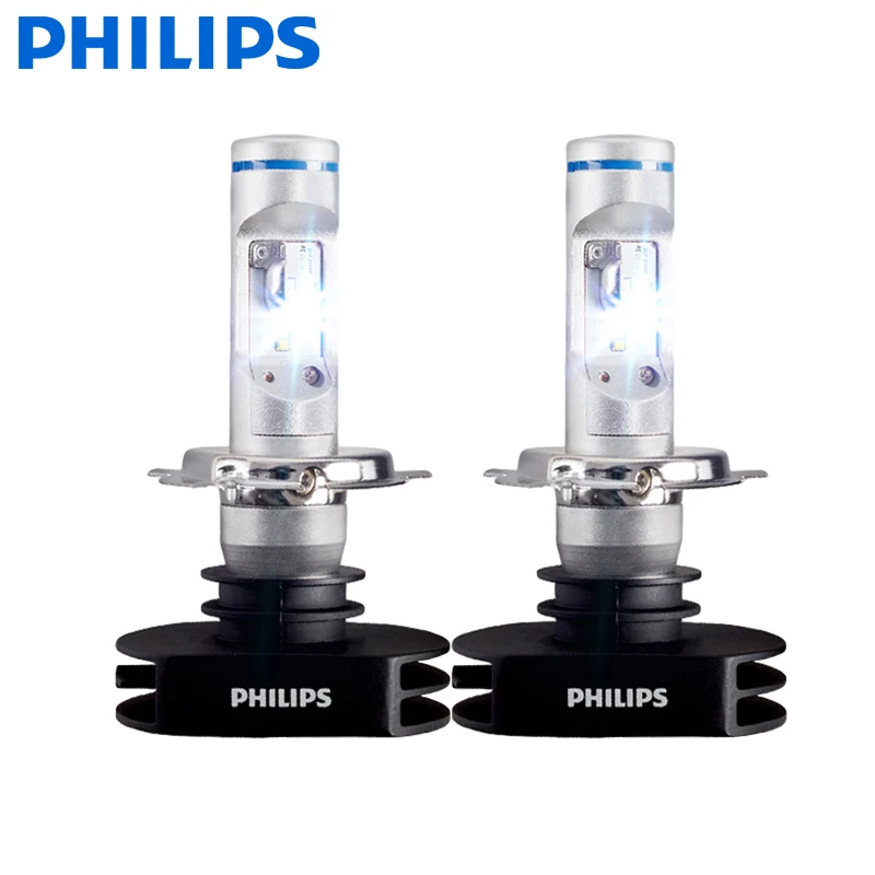 Philips 12 V H4 H7 H11 HB3 HB4 H1R2 9005 9006 9012 6000 K + 200% более яркие фары H8 H16 противотуманная
