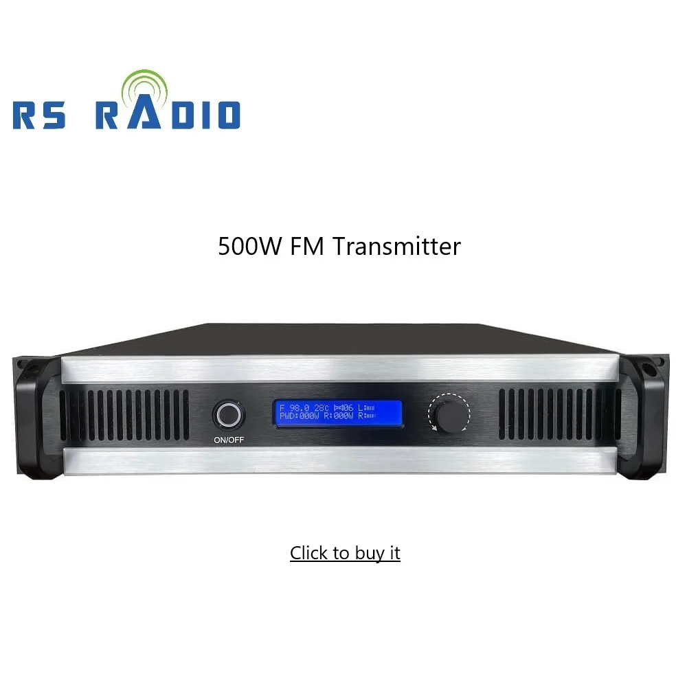 Новинка 500 Вт FM стерео передатчик RS радио|Теле- и радиовещательное оборудование| |