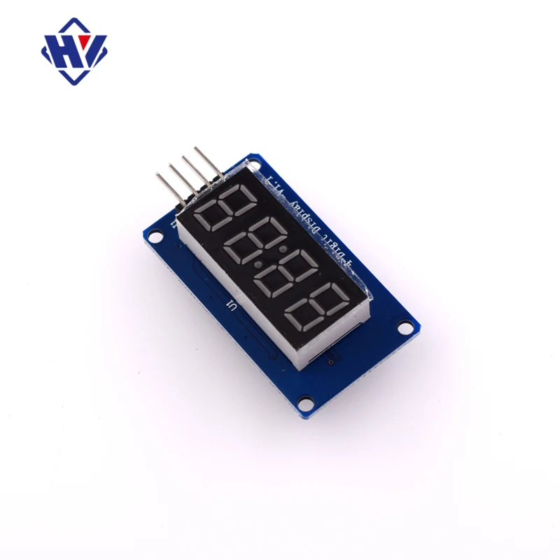 

TM1637 LED Display Tube Display Module for Arduino 7 Segment 4-bits 0.36 Inch Clock RED Anode Digital Tube 4 Serial Driver Board