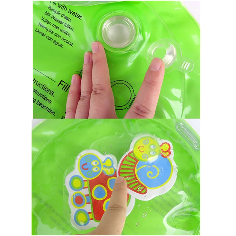 

Green Inflatable Water Filled Play Mat Cushion for Kids Baby Infant Activity