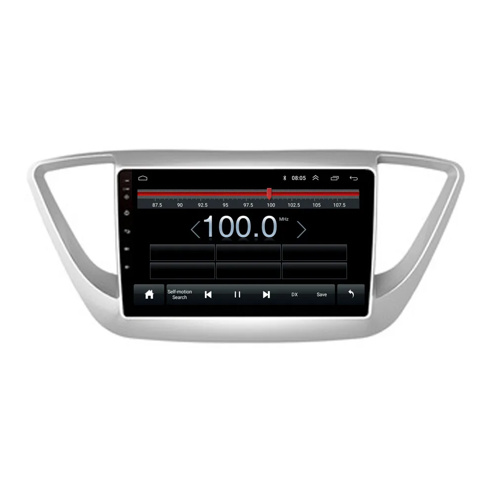 R Way Android автомобильный Dvd Gps мультимедийный плеер для Hyundai Solaris Verna 2017 2018 2G + 32G 9
