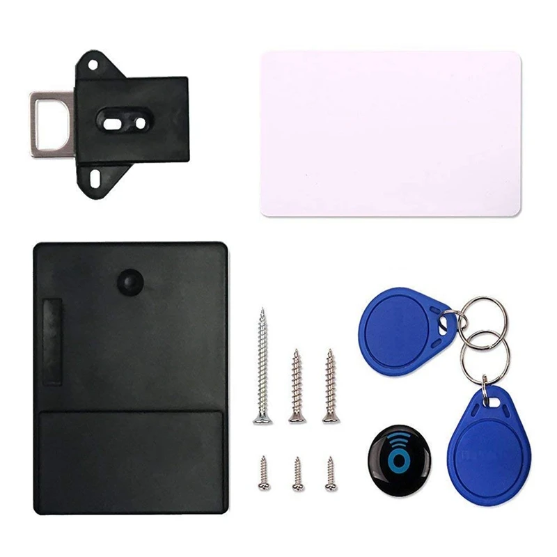 Черный Невидимый Rfid свободный для открытия Интеллектуальный индукционный замок