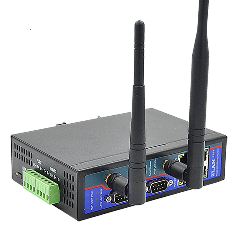 ZLAN8304N2 7 2 порта 4 RJ45 RS232 RS485 RS422 к GSM 3g 4G Wifi Ethernet взаимное преобразование
