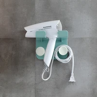 simple hair dryer holder straightener holder stand wall mounted hair dryer storage organizer bathroom shelf hanger