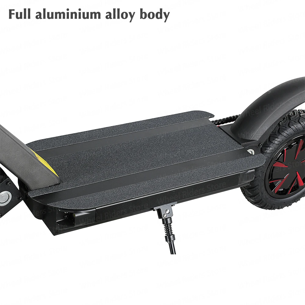 Электрический скутер EcoRider 10-дюймовый складной двухмоторный бесщеточный мотор 3600