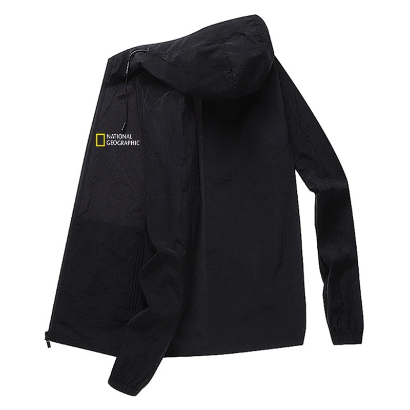 

Быстросохнущее кожаное пальто, Солнцезащитная Водонепроницаемая тонкая армейская верхняя одежда с защитой от УФ лучей для женщин и мужчин ...