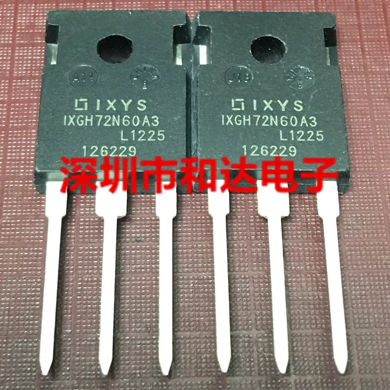 

5 шт. IXGH72N60A3 TO-247 600V 75A