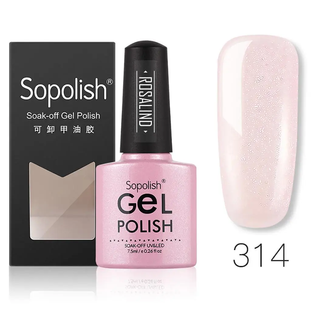 Женская мода фототерапия клей для ногтей УФ/светодиодный Гель-лак 28 цветов 7 5 мл