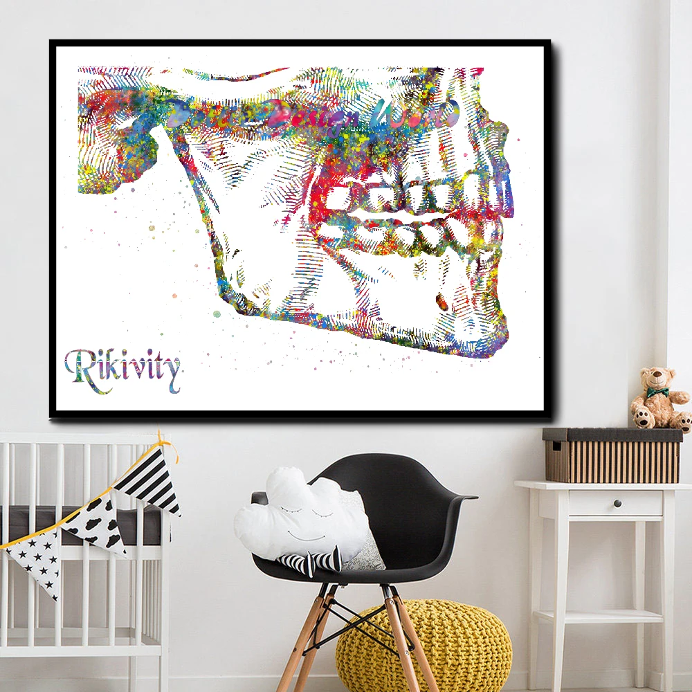 Рисунок на холсте медицинская раковая клетка|original watercolor|prints pictureswall art |