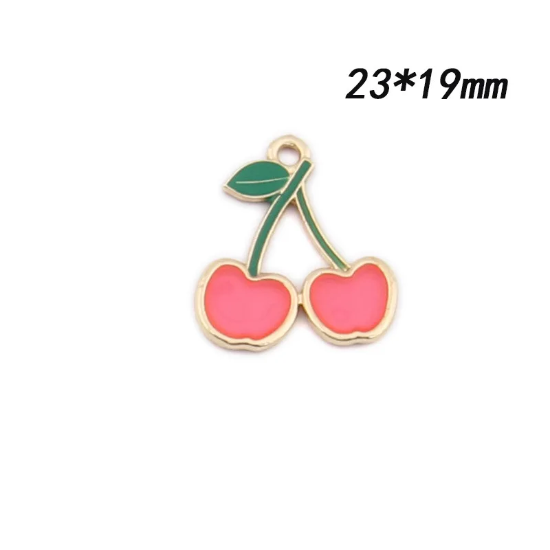 5 шт./лот вишня Клубника Лимон арбуз Шарм фрукты для изготовления ювелирных