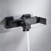 diplon wall mounted plated black water mixer tap bathtub shower faucet bathroom single handle st2531bl
