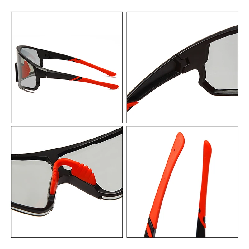 

With 2 lenses Polarized Photochromic Cycling Sunglasses Men Women Sports Eyewear Road Mtb Mountain Bike Bicycle Glasses