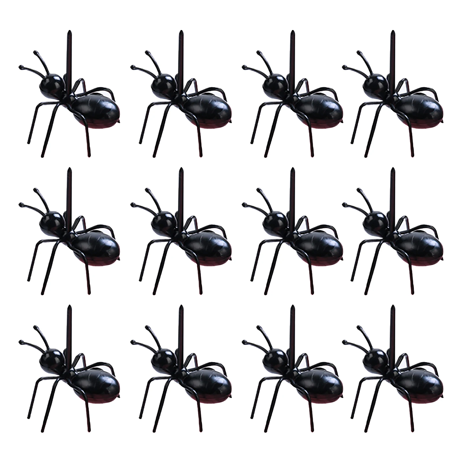 

12pcs/set Fruit Fork Reusable Kawaii Ant Fruit Fork Tableware Multiple Use Snack Cake Dessert Fork for Party Kitchen Accessories