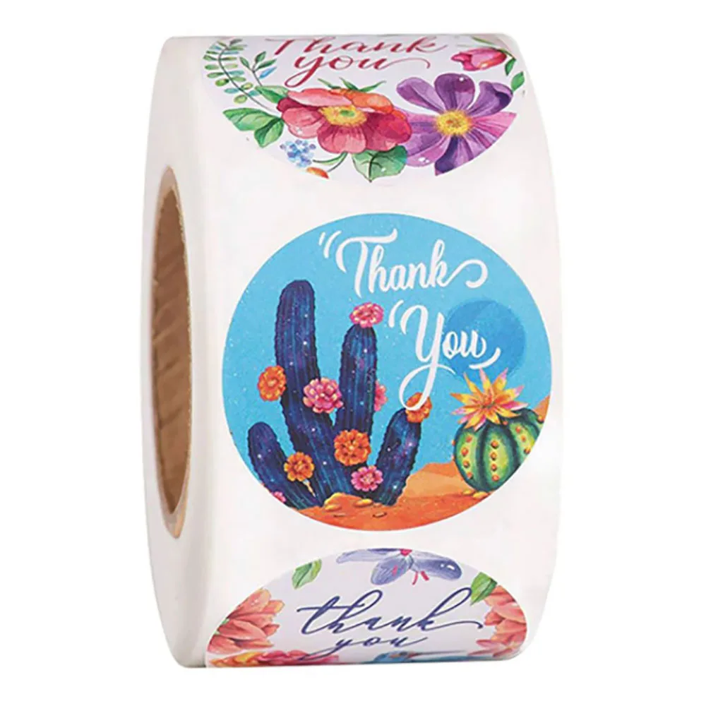 Наклейки для скрапбукинга 500 цветов кактусов наклейка спасибо этикетки печати