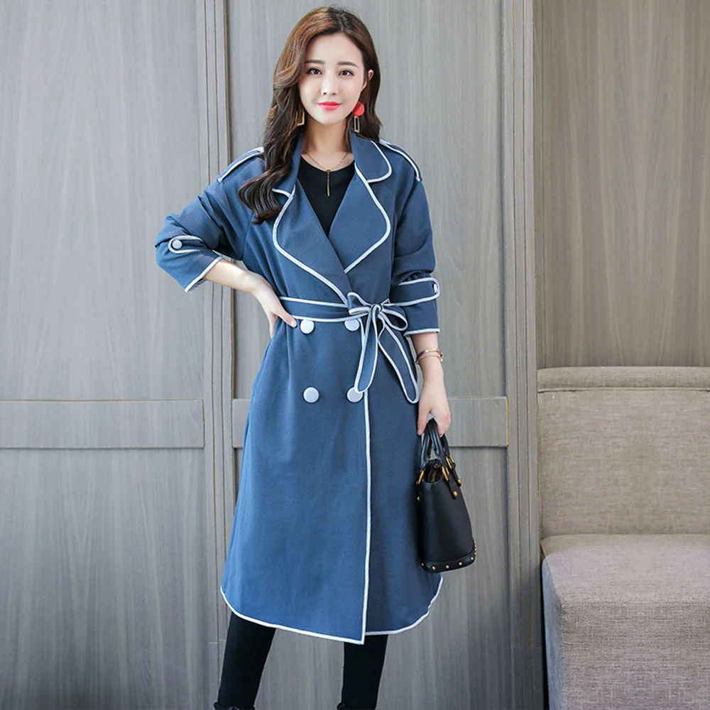 

2021 Women's Autumn New Nickname Coat Casual Fashion Trend Commuter Style Long-sleeved Plus Velvet Warm Belt Suit Collar Top