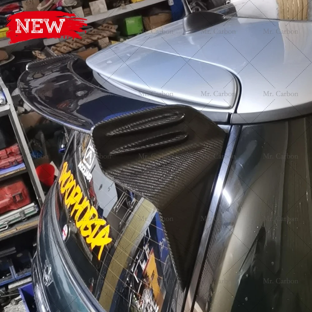 Спойлер на крышу из стекловолокна для MINI R53 JCW комплект облицовки корпуса