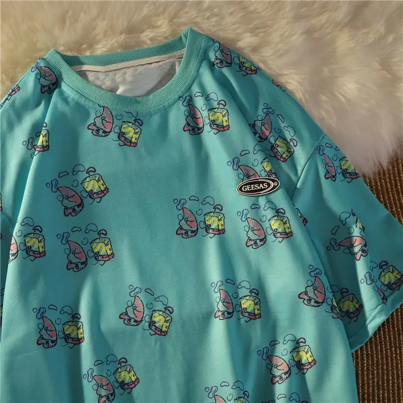 

Casual Oversized Women Men T-shirt y2k Streetwear High Quality Printing Goth Kawaii Unisex Short Sleeve Anime Retro Harajuku Top