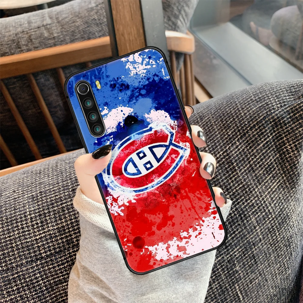

Montreal Ice Hockey Canadien Phone Case Cover Hull For XIAOMI Redmi 7 7a 8 8a 9 9a NOTE 6 7 8 8t 9 9s Pro Max 4X black Coque