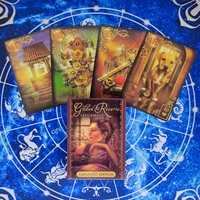 gilded reverie lenormand oracle card tarot cards divination deck entertainment parties board game support drop shipping 47 pcs