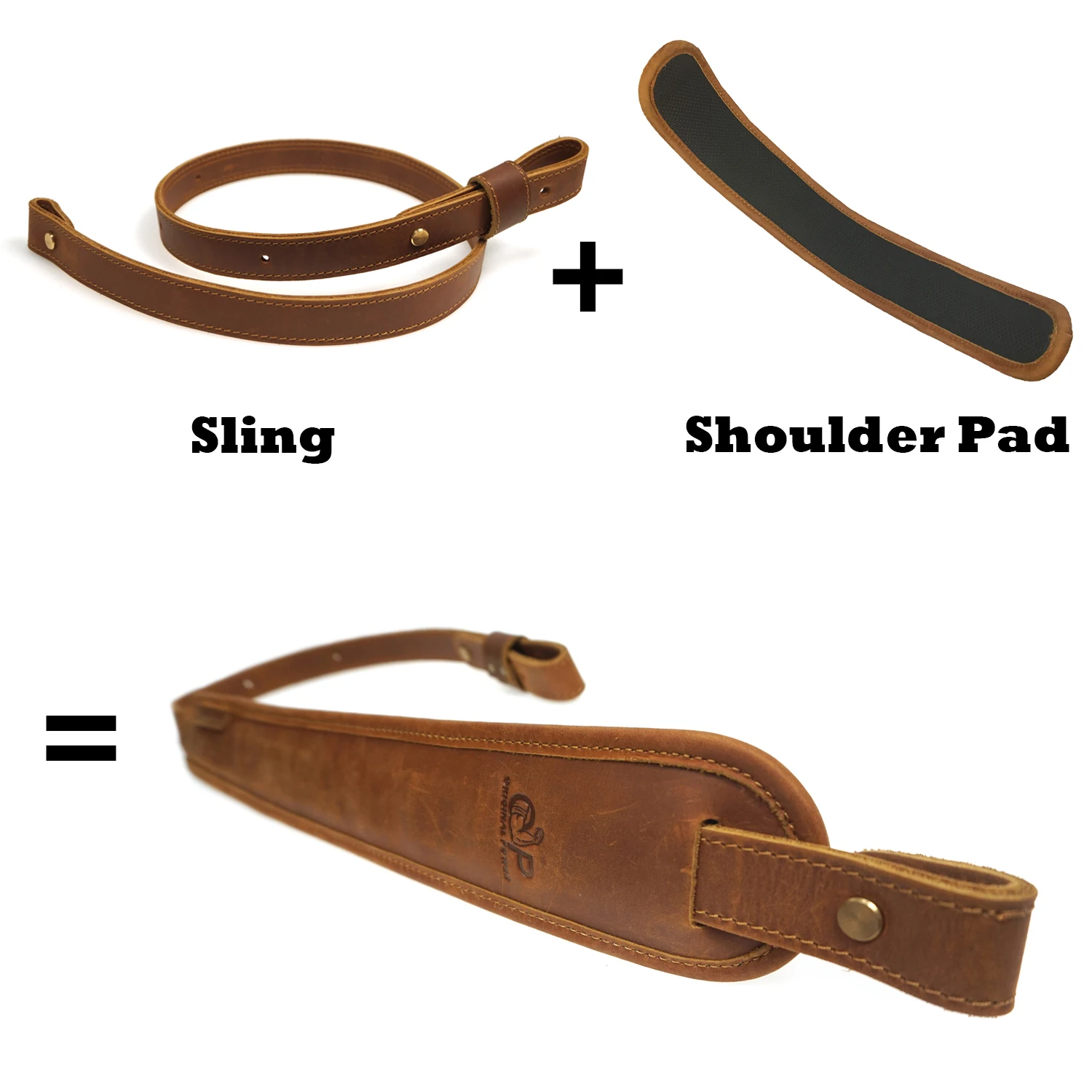 Аксессуары для охотничьего ружья винно красный кожаный ремень винтовки