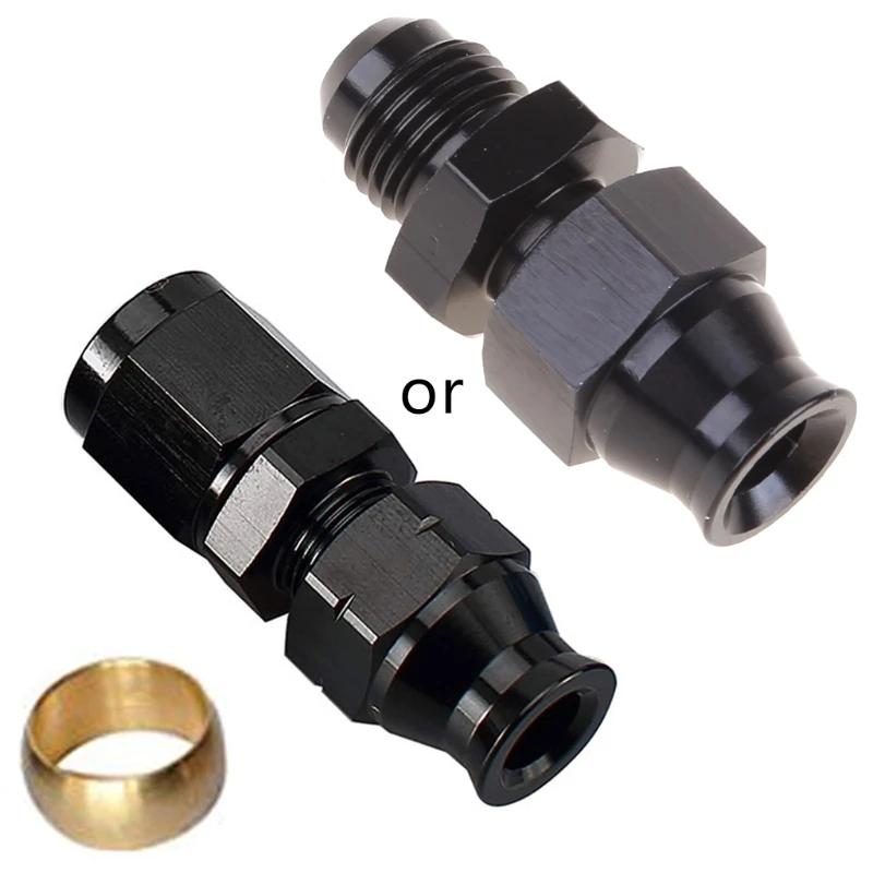 Алюминиевая топливная трубка фитинг Φ/8 5/16 Женский переходник с раструбным