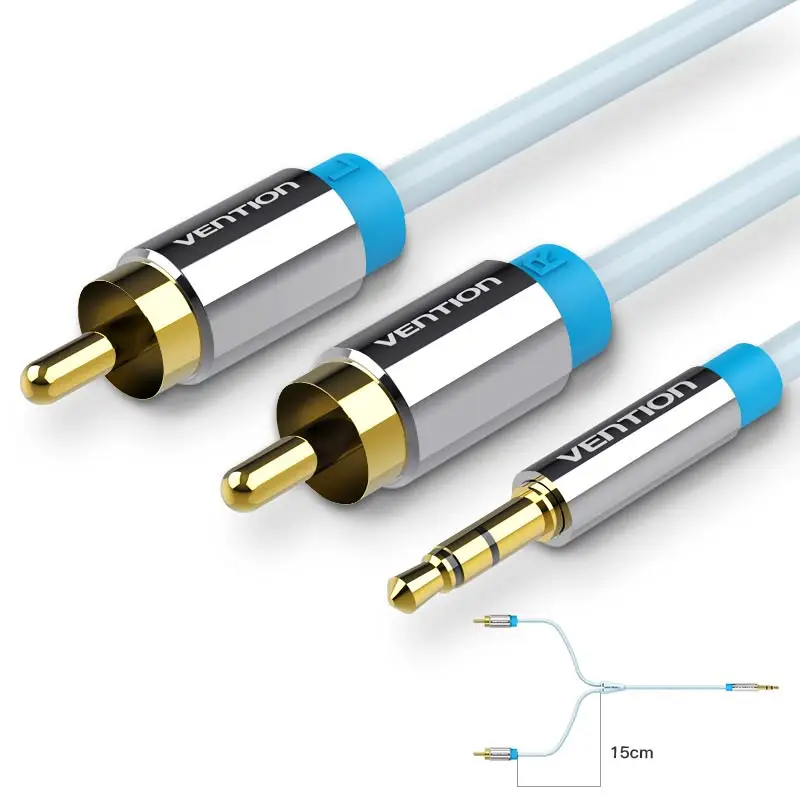 Vention RCA кабель 3 5-2rca аудио rca 5 мм разъем для телефона Edifer домашний кинотеатр DVD 2RCA aux