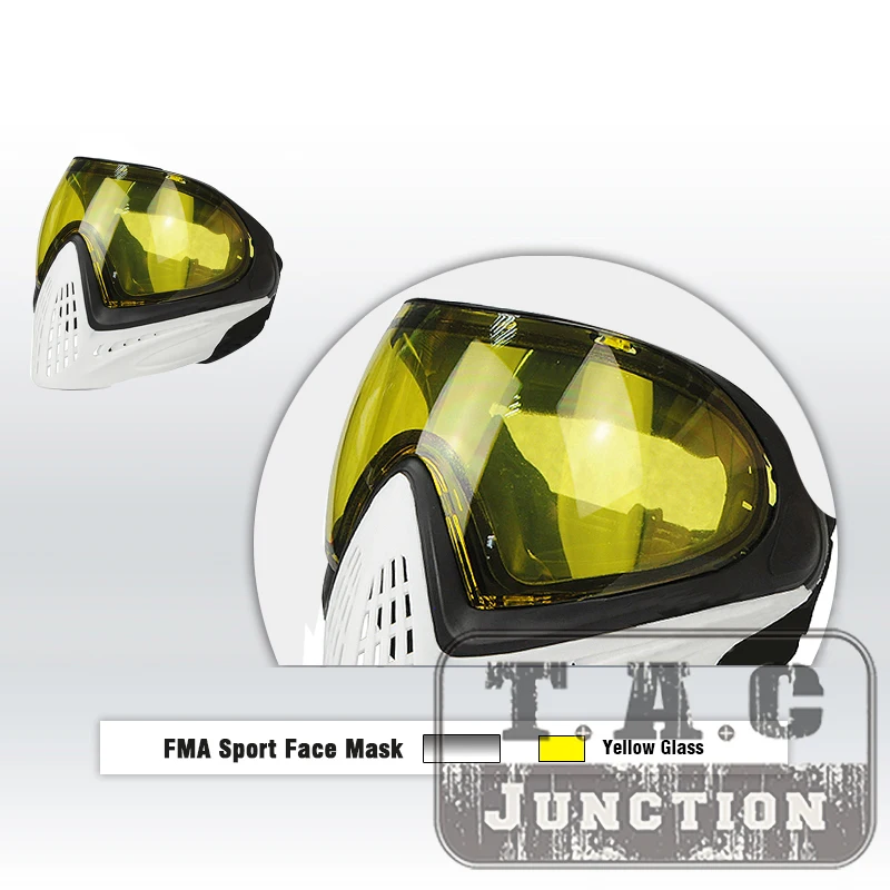 

Tactical Thermal Paintball Goggle Full Mask Dual Anti-Fog Hardcoat Lens High Vision Adjustable Airsoft Shooting Accessories BKWT